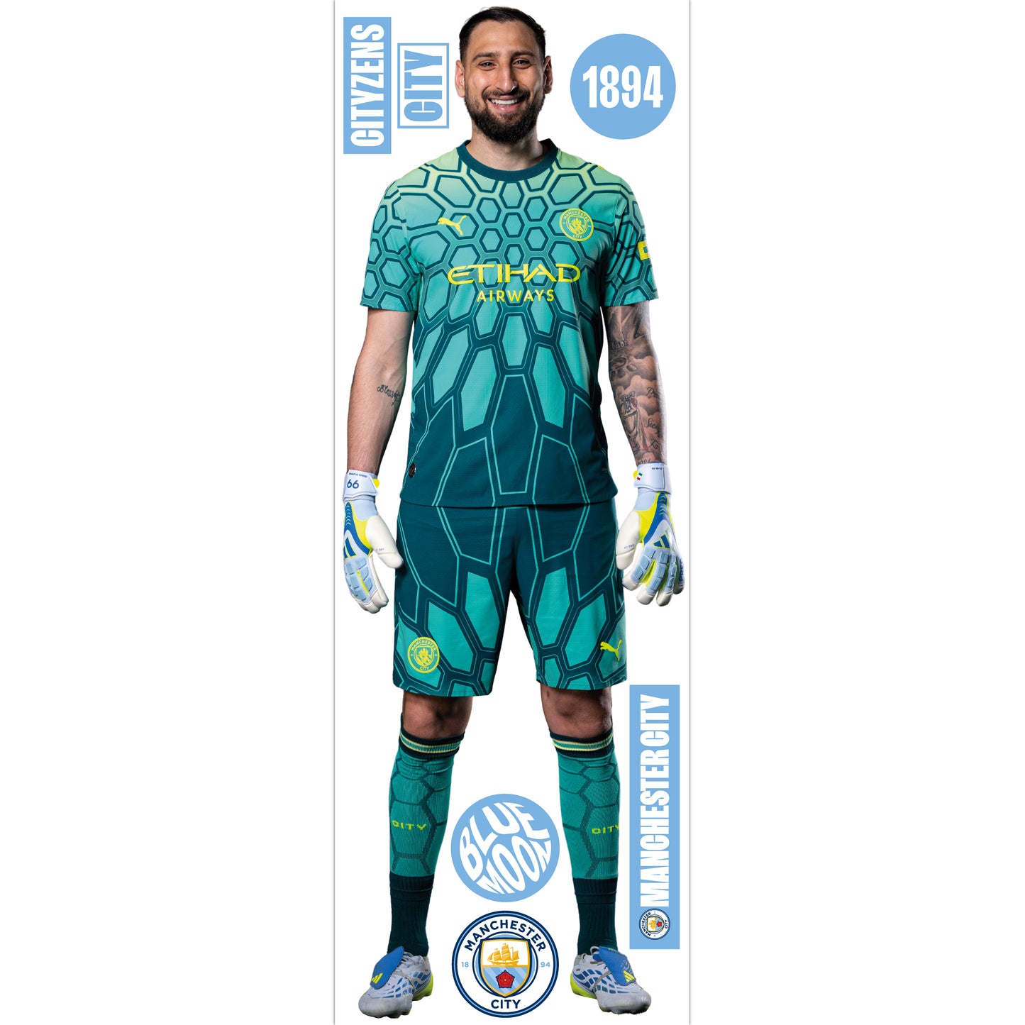Manchester City FC - Donnarumma 26/27 Player Wall Sticker