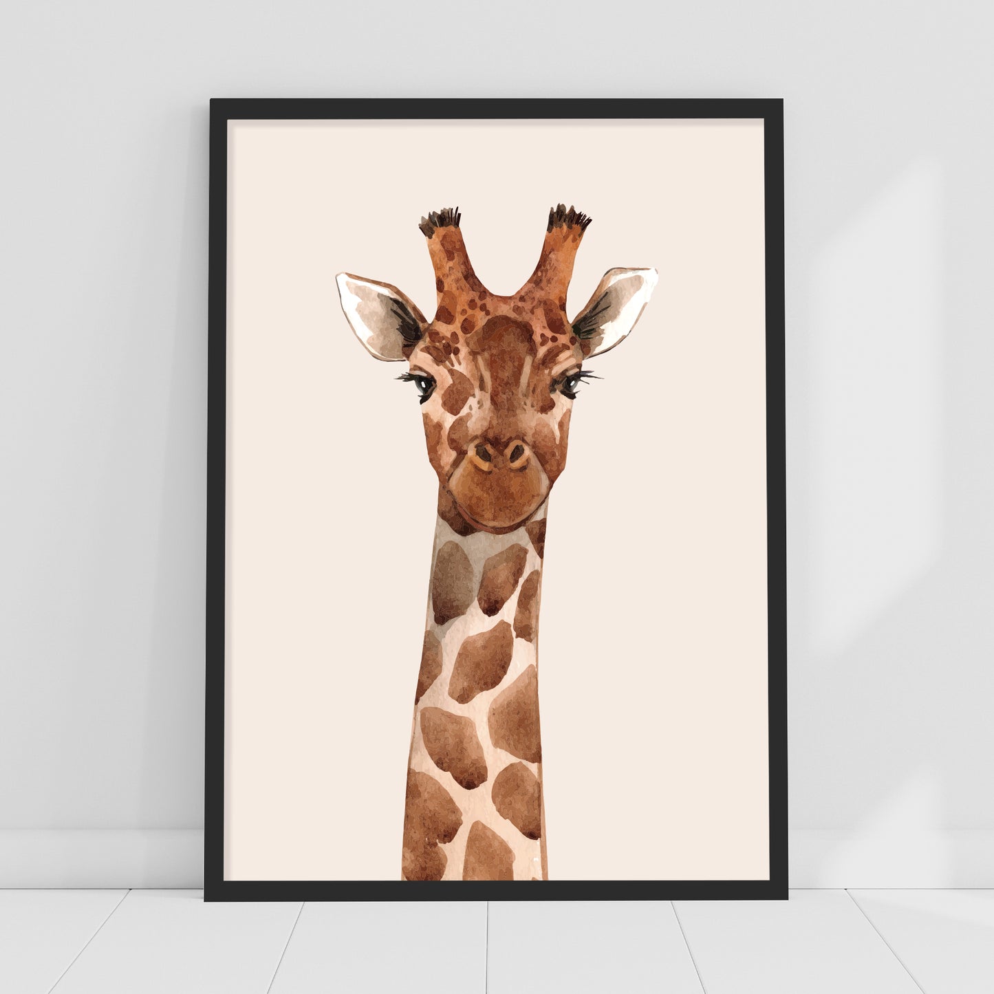 Boho Wall Print - Abstract Giraffe Poster Wall Art
