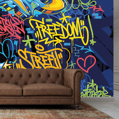 Graffiti Tag Full Wall Mural