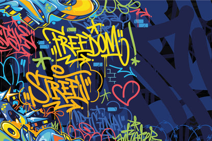 Graffiti Tag Full Wall Mural