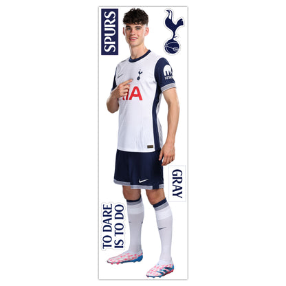 Tottenham Stickers Tottenham Hotspur FC - Gray 24-25 Player Cutout Wall Sticker + Spurs D ...