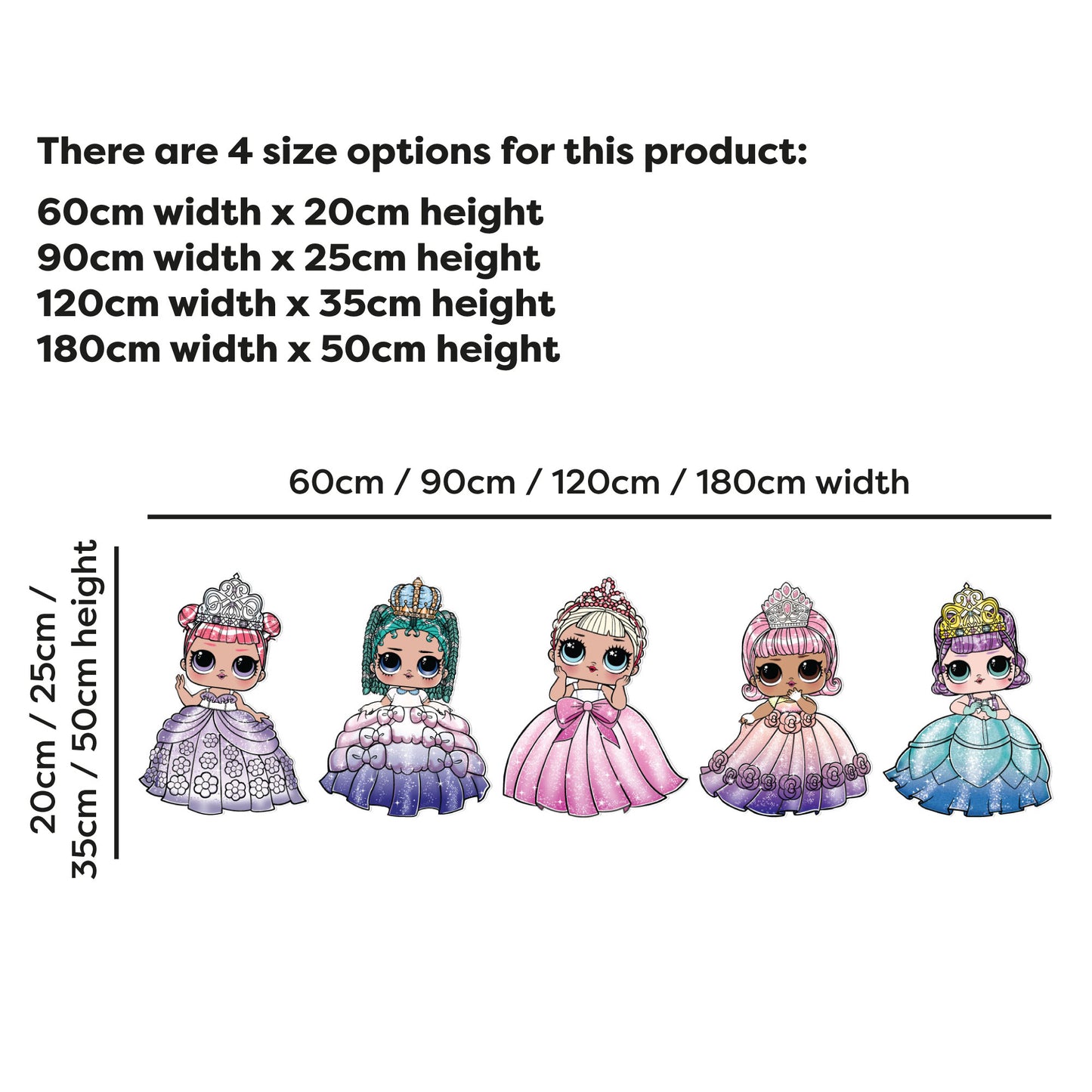 L.O.L Surprise! Wall Sticker - Reign Group Individuals Wall Art