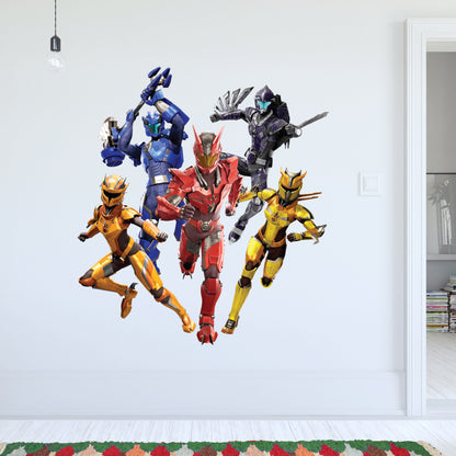 Armorsaurs Wall Sticker - Group Jumping Decal Wall Art