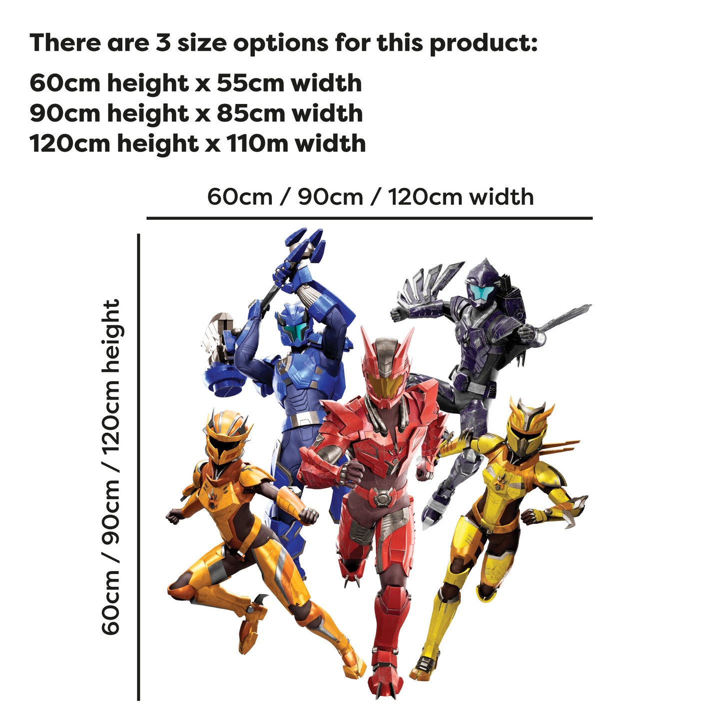 Armorsaurs Wall Sticker - Group Jumping Decal Wall Art