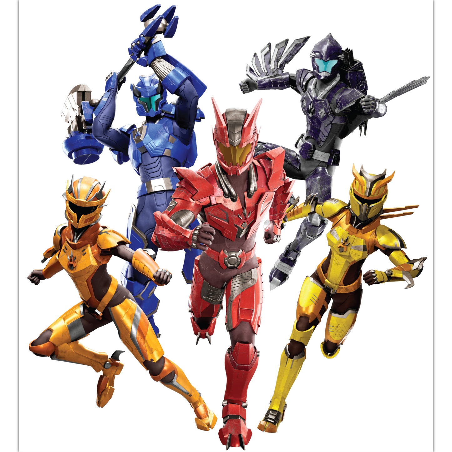 Armorsaurs Wall Sticker - Group Jumping Decal Wall Art