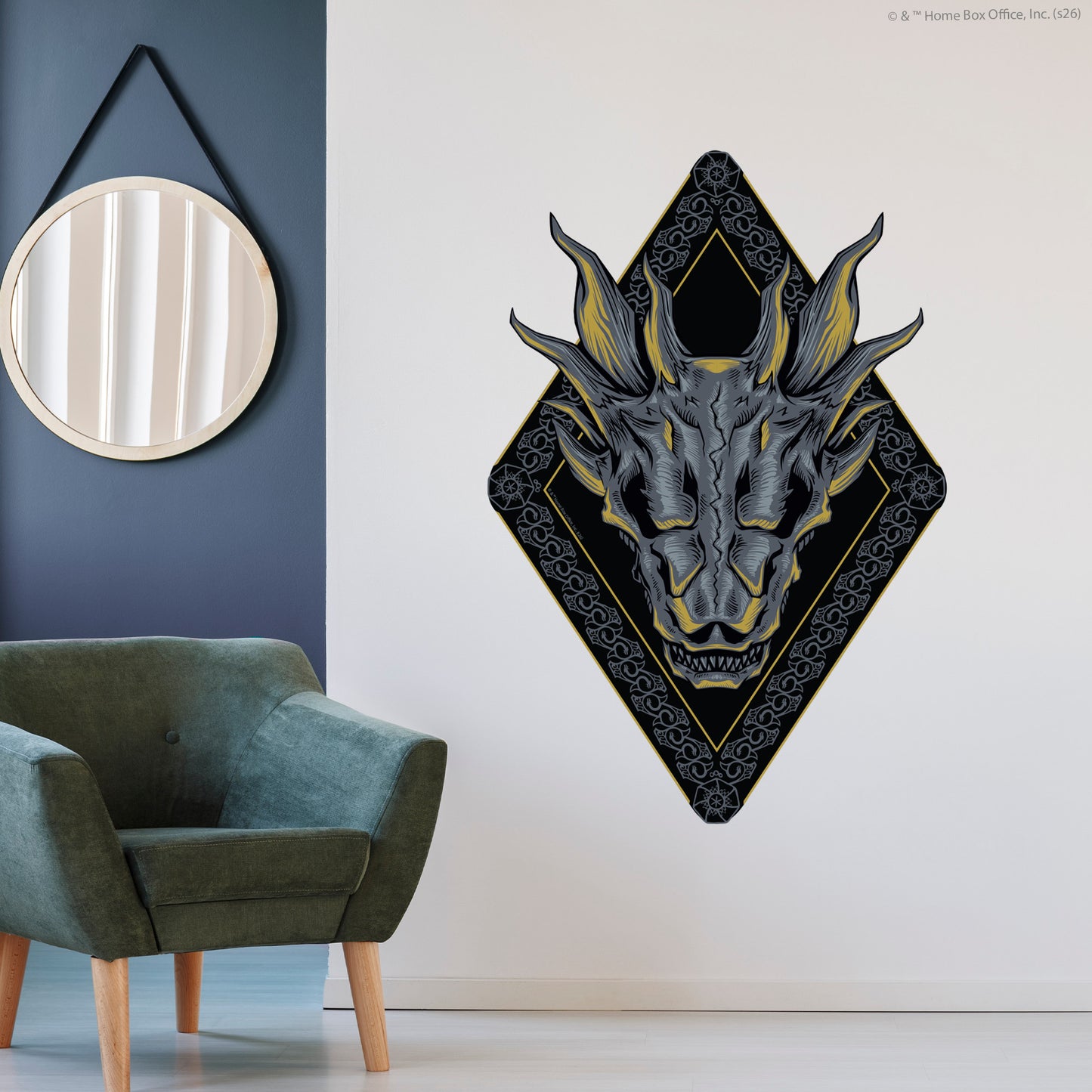 House of the Dragon™ Wall Sticker - Dragon Decal Wall Art