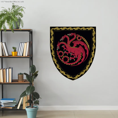 House of the Dragon™ Wall Sticker - Targaryen Shield Decal Wall Art