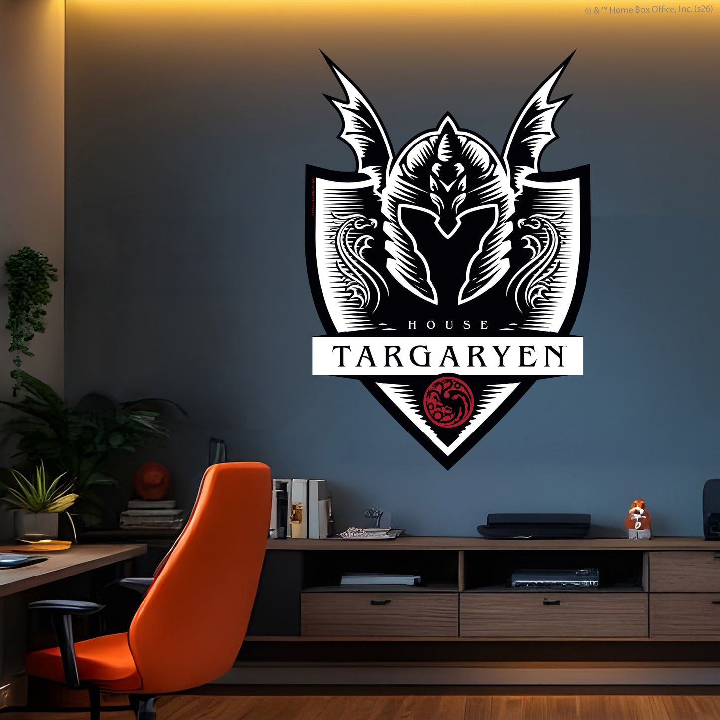 House of the Dragon™ Wall Sticker - House Targaryen Decal Wall Art
