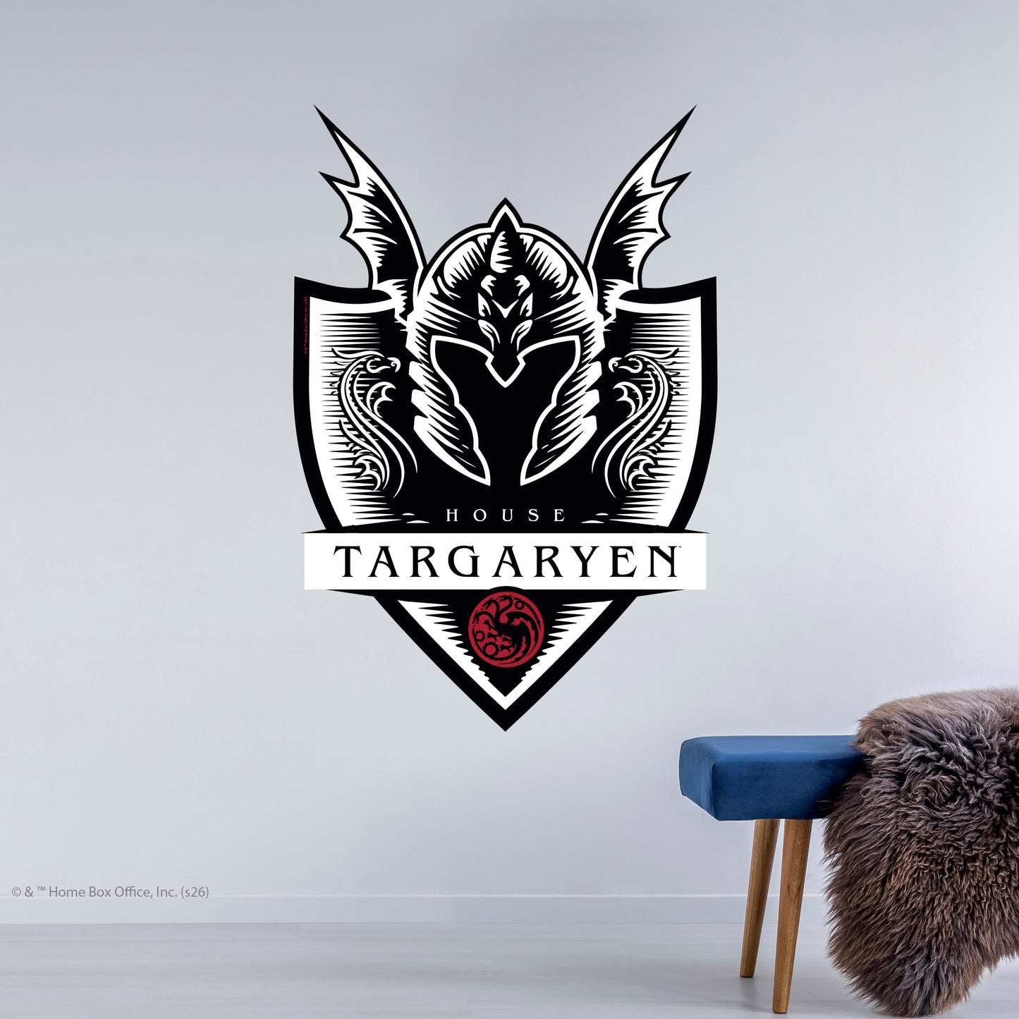 House of the Dragon™ Wall Sticker - House Targaryen Decal Wall Art