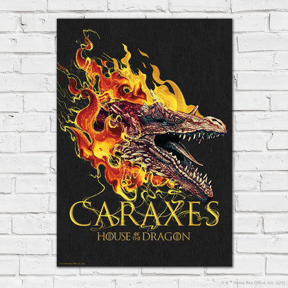 House of the Dragon Print – Caraxes Poster Wall Art