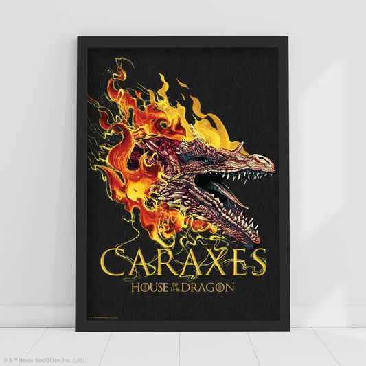 House of the Dragon Print – Caraxes Poster Wall Art