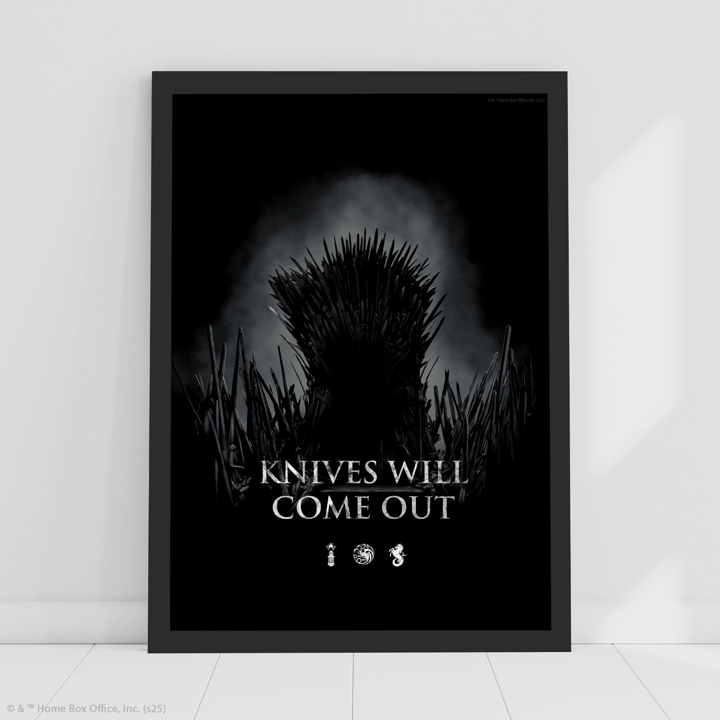House of the Dragon Print –  Knives Will Come Out Poster Wall Art