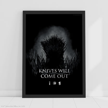 House of the Dragon Print –  Knives Will Come Out Poster Wall Art