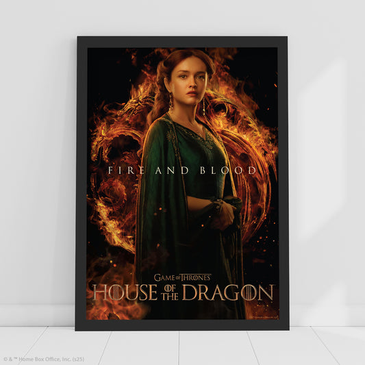 House of the Dragon Print –  Lady Alicent Hightower Poster Wall Art