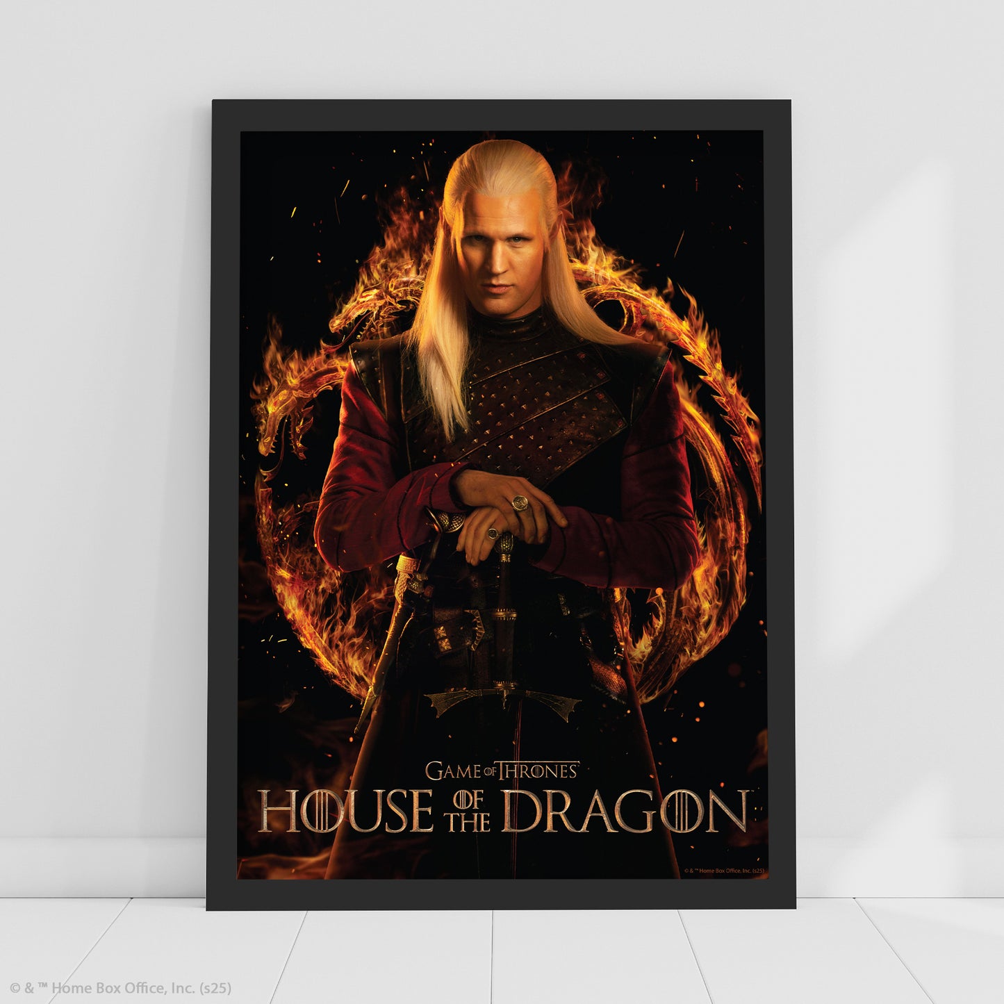 House of the Dragon Print –  Prince Daemon Targaryen Poster Wall Art