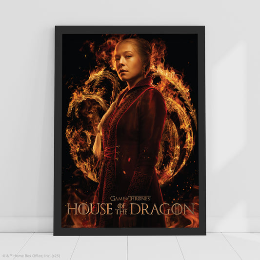 House of the Dragon Print –  Princess Rhaenyra Targaryen Poster Wall Art
