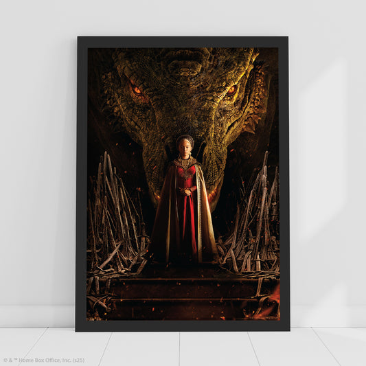 House of the Dragon Print –  Young Rhaenyra Targaryen Poster Wall Art