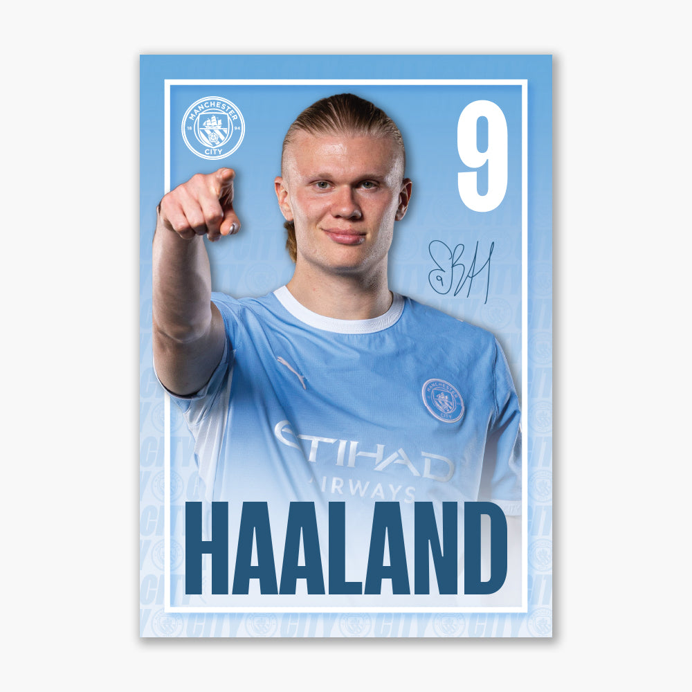 Manchester City Print - Haaland Core 26/27 Player Poster