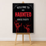 Halloween Sign - Bloody Hands Personalised Foamex Board