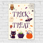 Halloween Sign - Cute Icons Personalised Foamex Board