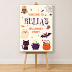 Halloween Sign - Cute Icons Personalised Foamex Board