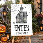Halloween Sign - Haunted House Personalised Foamex Board