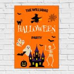 Halloween Sign - Spooky Icons Personalised Foamex Board