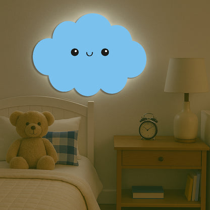 Happy Cloud LED Backlit Wallpop