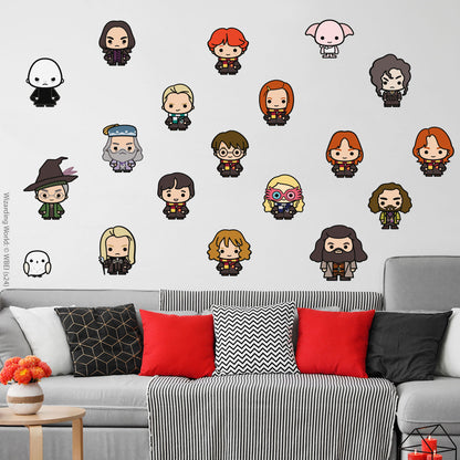 HARRY POTTER Wall Sticker – 19 Character Charm Art Wall Decal Set Wizarding World Art