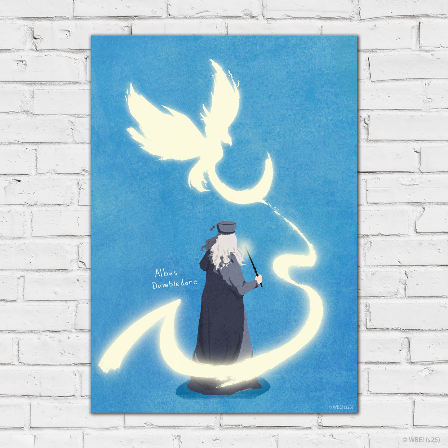 HARRY POTTER Print – Albus Dumbledore Patronus Poster Wall Art