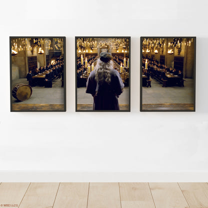 HARRY POTTER Print – Dumbledore Great Hall - Set Of 3 Posters