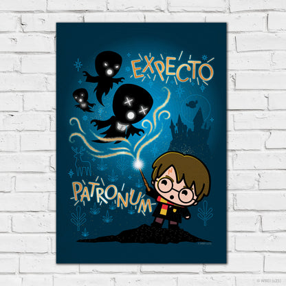 HARRY POTTER Print – Expecto Patronum Charm Poster Wall Art