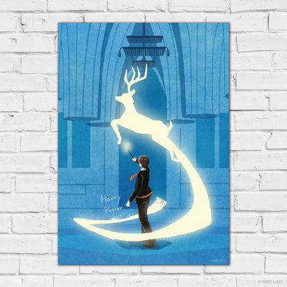 HARRY POTTER Print – Harry Potter Patronus Poster Wall Art