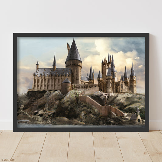 HARRY POTTER Print – Hogwarts Castle Day Time Poster Wall Art