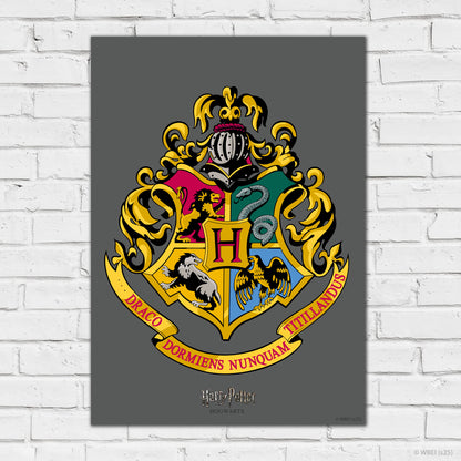 HARRY POTTER Print – Hogwarts Crest Poster Wall Art
