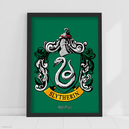 HARRY POTTER Print – Slytherin Crest Poster Wall Art