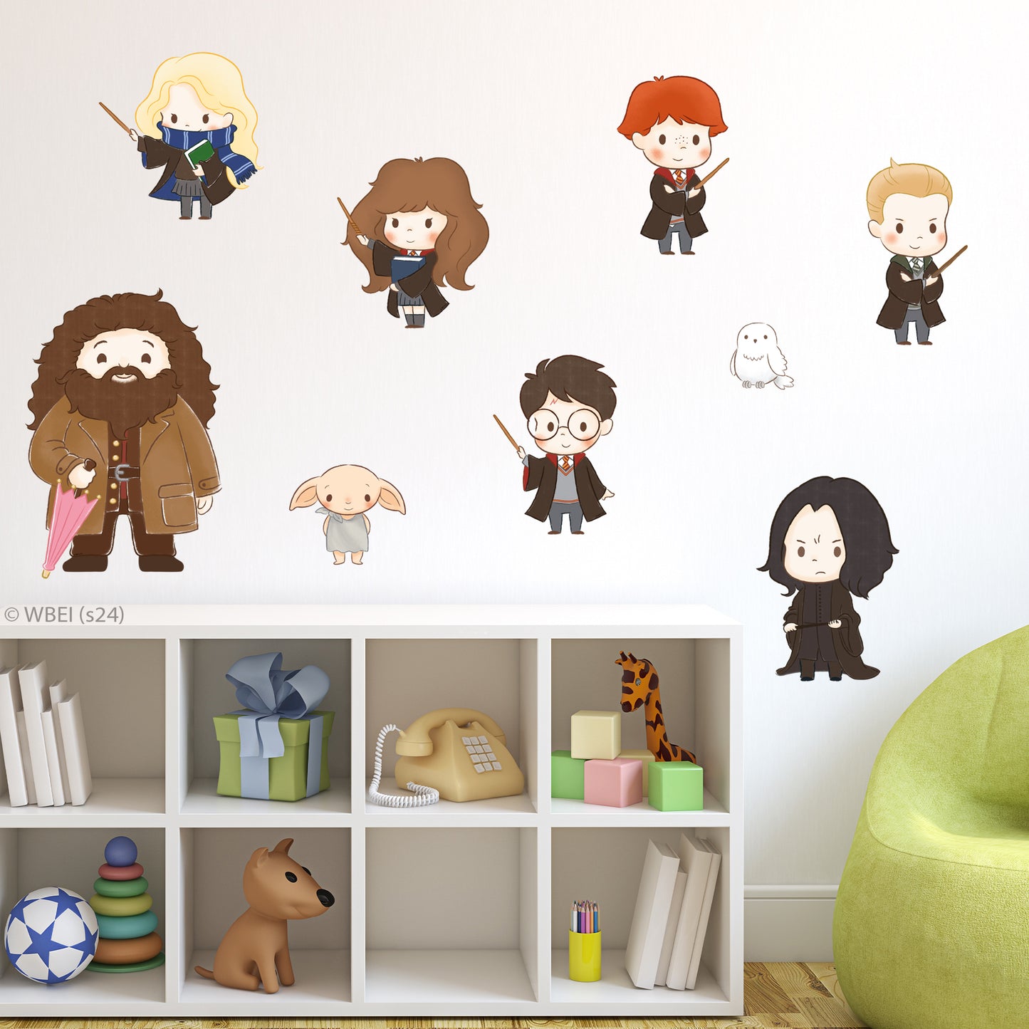 HARRY POTTER Wall Sticker – Tiny Magic Character Decal Set Wizarding World Art