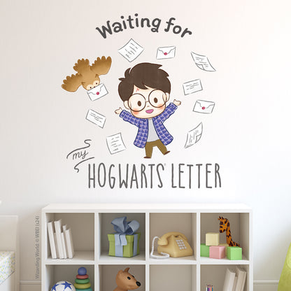 HARRY POTTER Wall Sticker – Waiting For My Hogwarts Letter Wall Decal Wizarding World Art