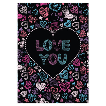 Heart Print - Love You Poster Wall Art