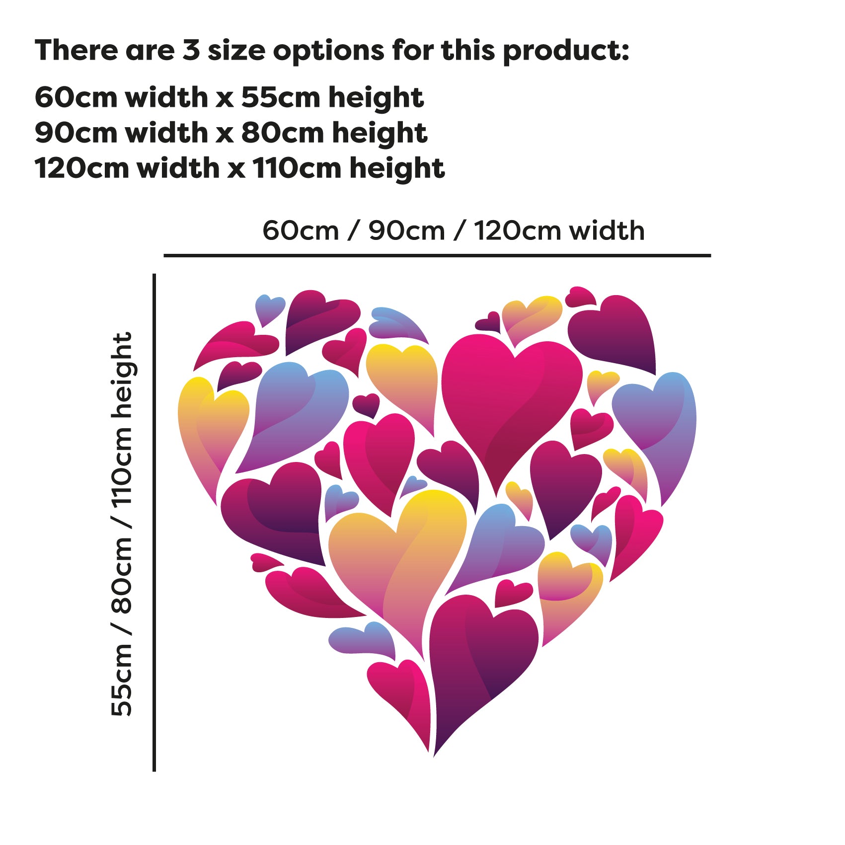 Quattroerre 14112 sticker 3D hart 63 x 59 mm Quattroerre 14112 sticker 3D hart 63 x 59 mm