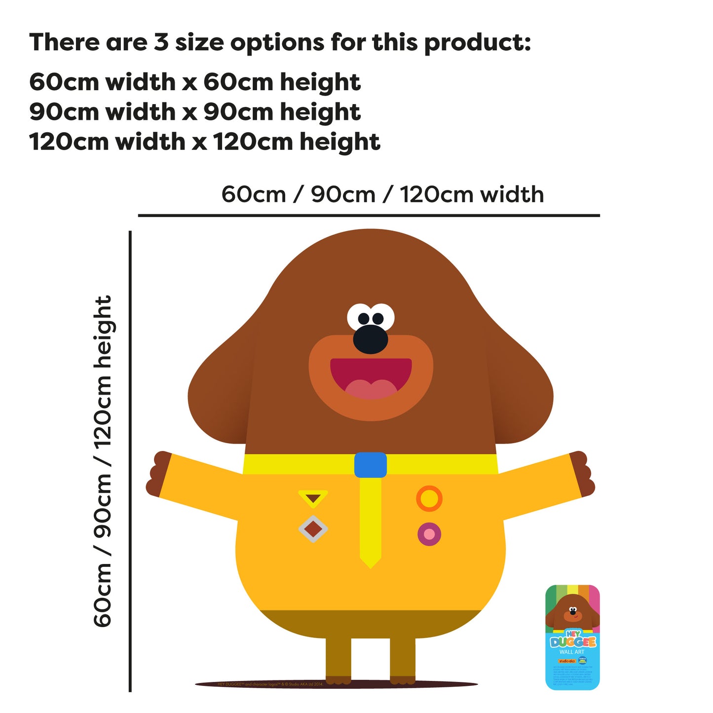Hey Duggee Wall Sticker - Open Arms Decal Wall Art