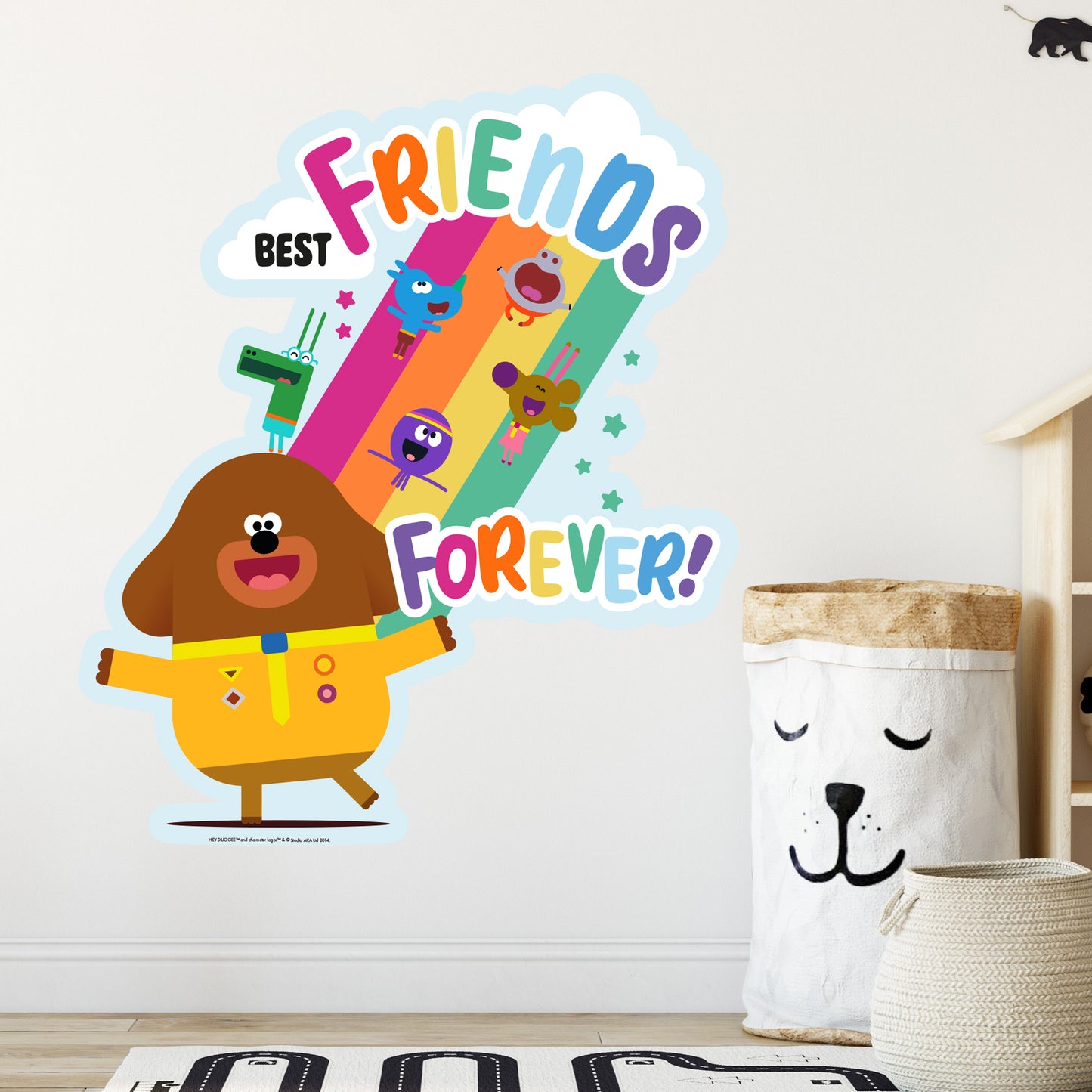 Hey Duggee Wall Sticker - Best Friends Forever Decal Wall Art
