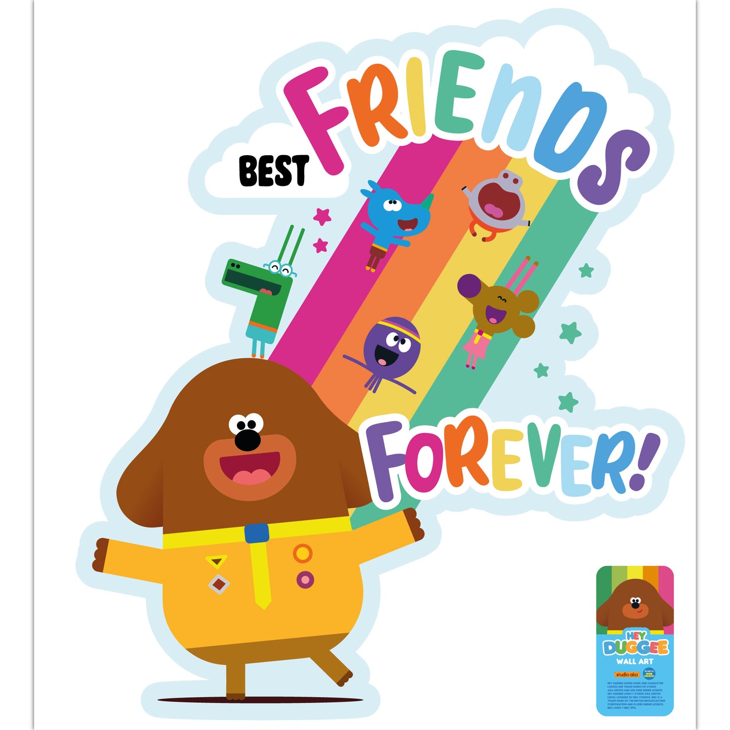Hey Duggee Wall Sticker - Best Friends Forever Decal Wall Art