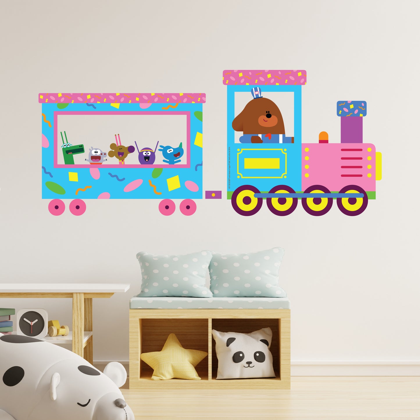 Hey Duggee Wall Sticker - Group Train Decal Wall Art