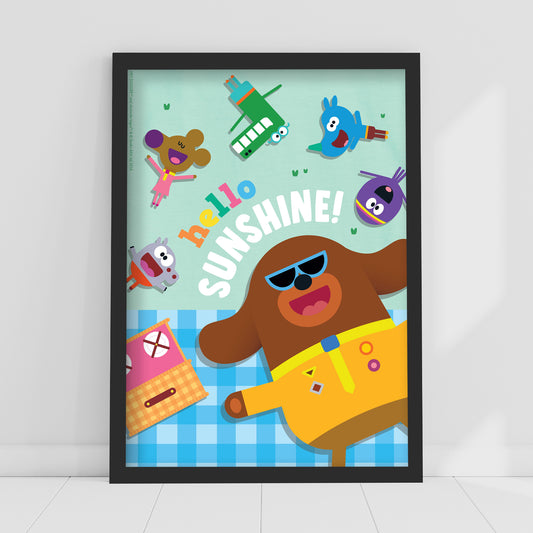 Hey Duggee Print - Hello Sunshine Poster Wall Art