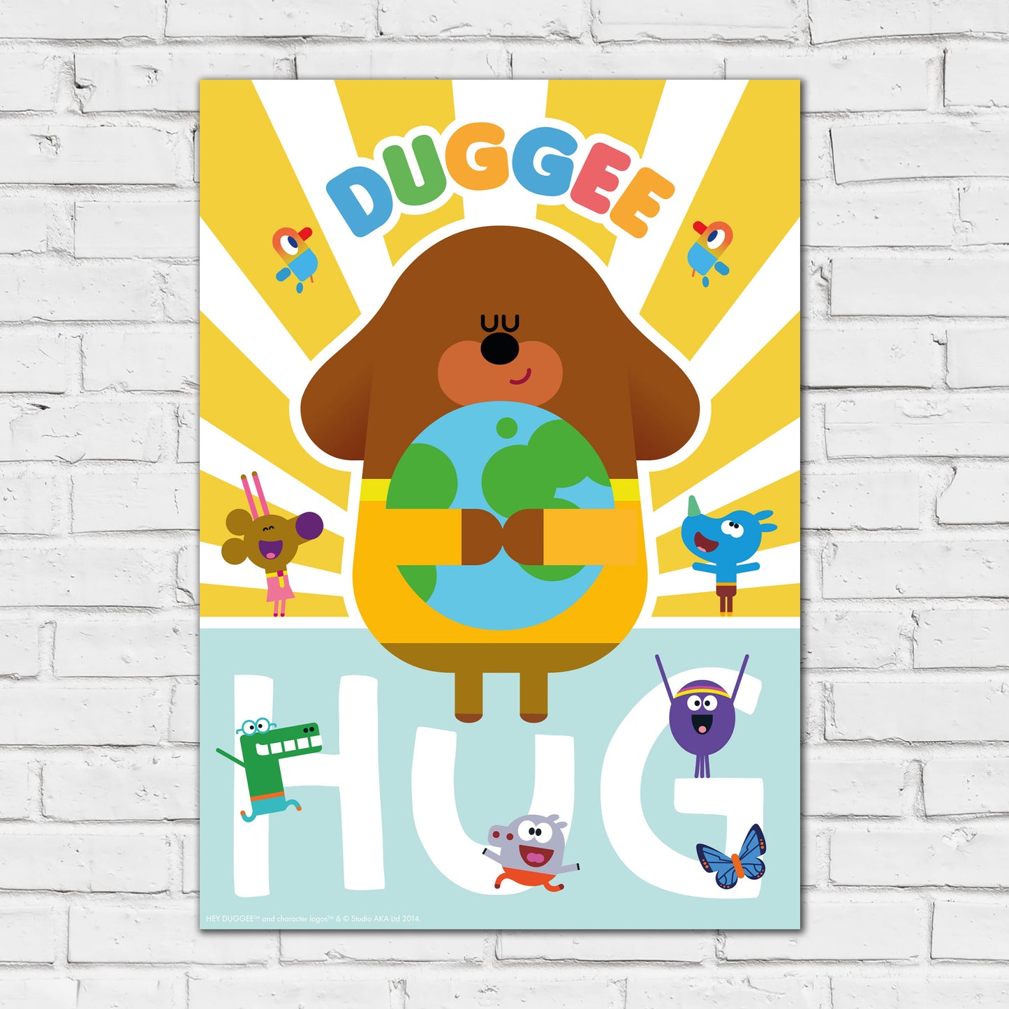 Hey Duggee Print - Duggee Hug Poster Wall Art