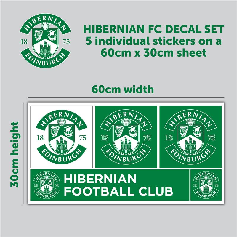 Hibernian Football Club - Decal Set
