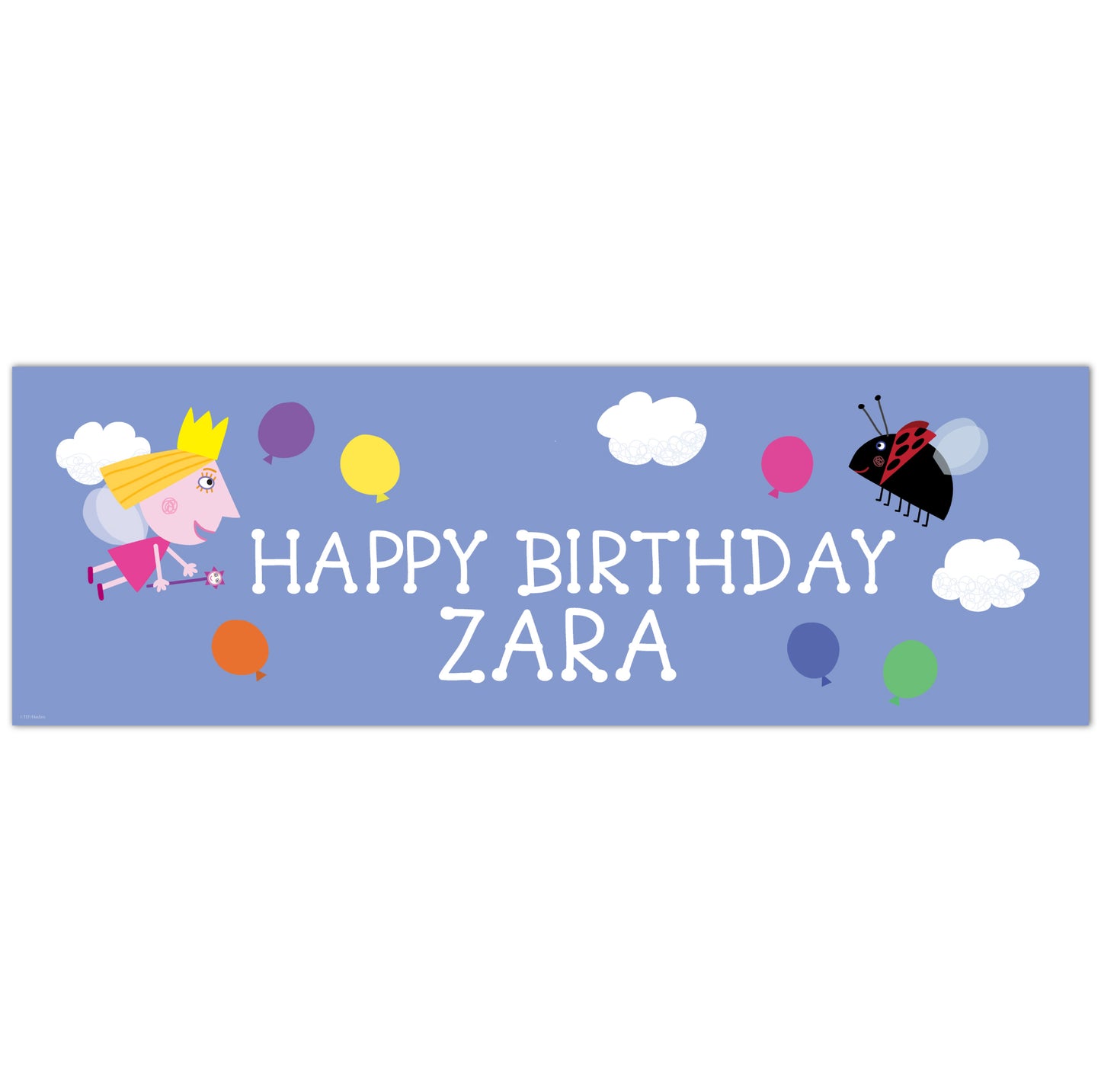 Ben And Holly Birthday - Holly And Gaston Personalised Banner Wall Sticker