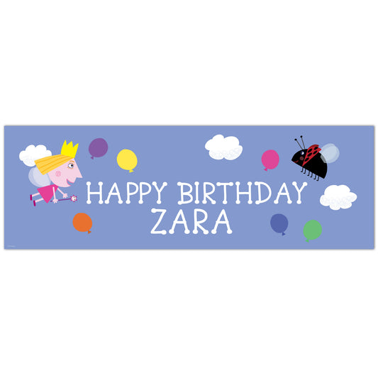 Ben And Holly Birthday - Holly And Gaston Personalised Banner Wall Sticker