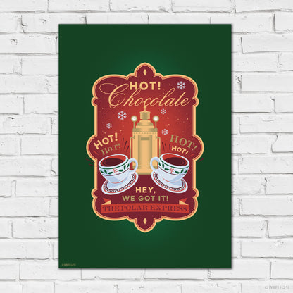 The Polar Express – Hot Chocolate Poster Wall Art